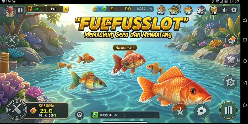 Gameplay seru dengan berbagai jenis ikan yang menunggu untuk ditangkap di FUFUSLOT.