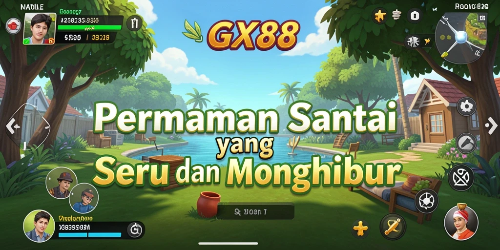 Tampilan gameplay GX88 yang menyenangkan dan menghibur.