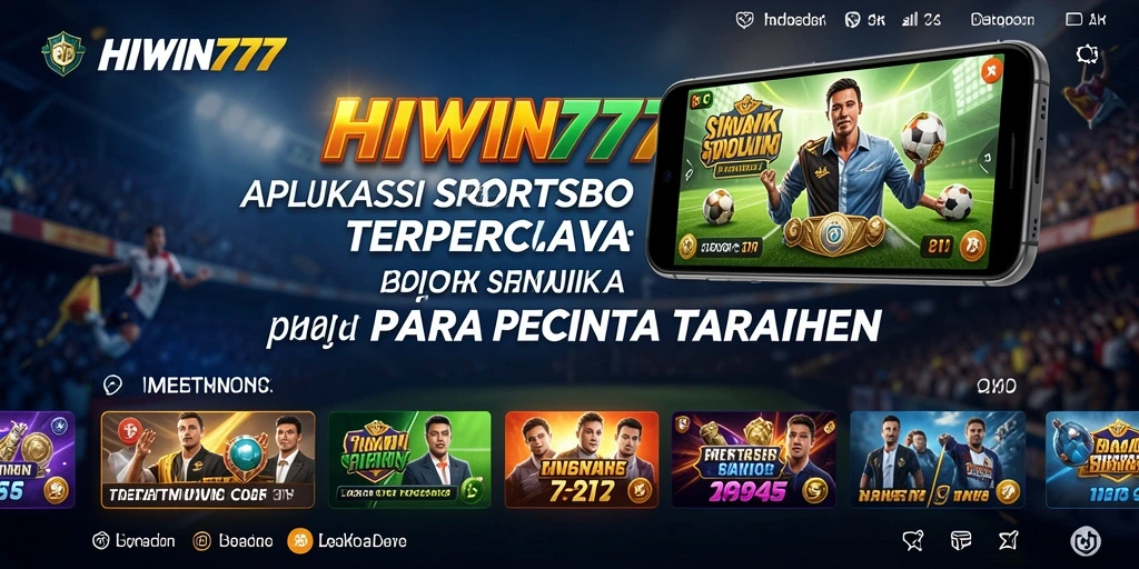 Tampilan gameplay HIWIN777 yang menarik dalam taruhan olahraga.