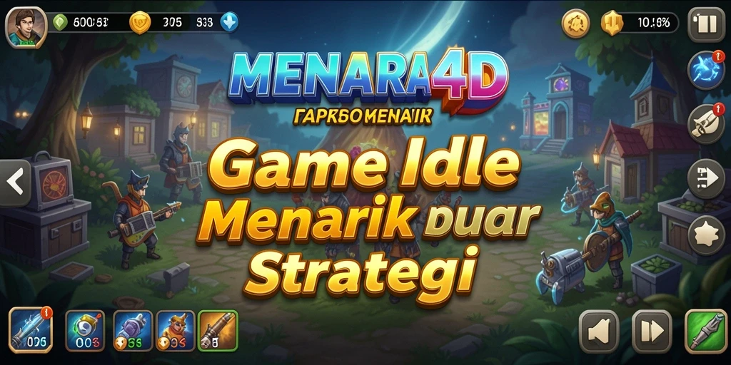 Screenshot MENARA4D menunjukkan gameplay yang seru dan menarik dari menara yang berkembang.
