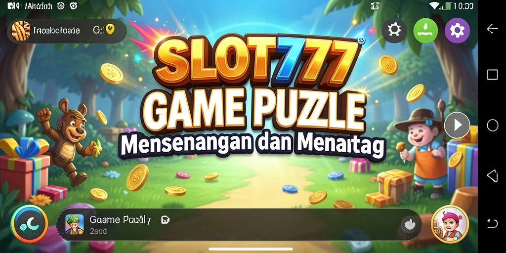 Screenshot utama SLOT777 menampilkan gameplay Puzzle yang menarik.