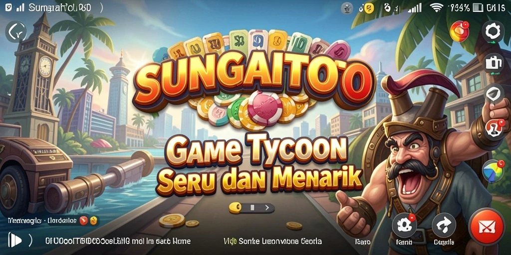 Tampilan gameplay SUNGAITOTO dengan elemen Tycoon yang menarik.